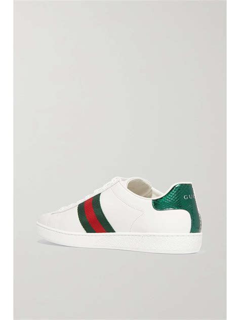 ape nere gucci|Gucci ace water snake embroidered.